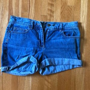 Cowgirl denim shorts by crewcuts, rolled hem